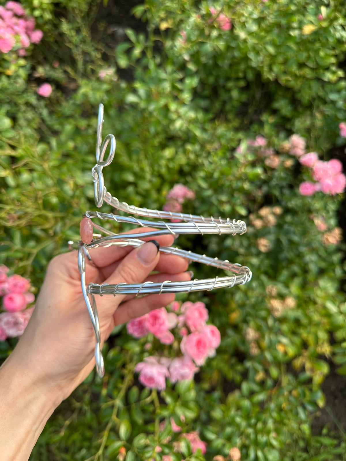 Oberarmreif Silber 'Gracie' – Handgemachter Arm Cuff Jewelry