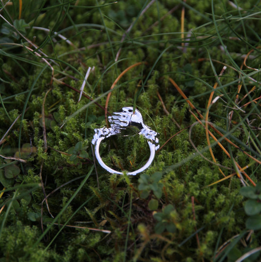 Antique Silver Ring 'World Keeper'