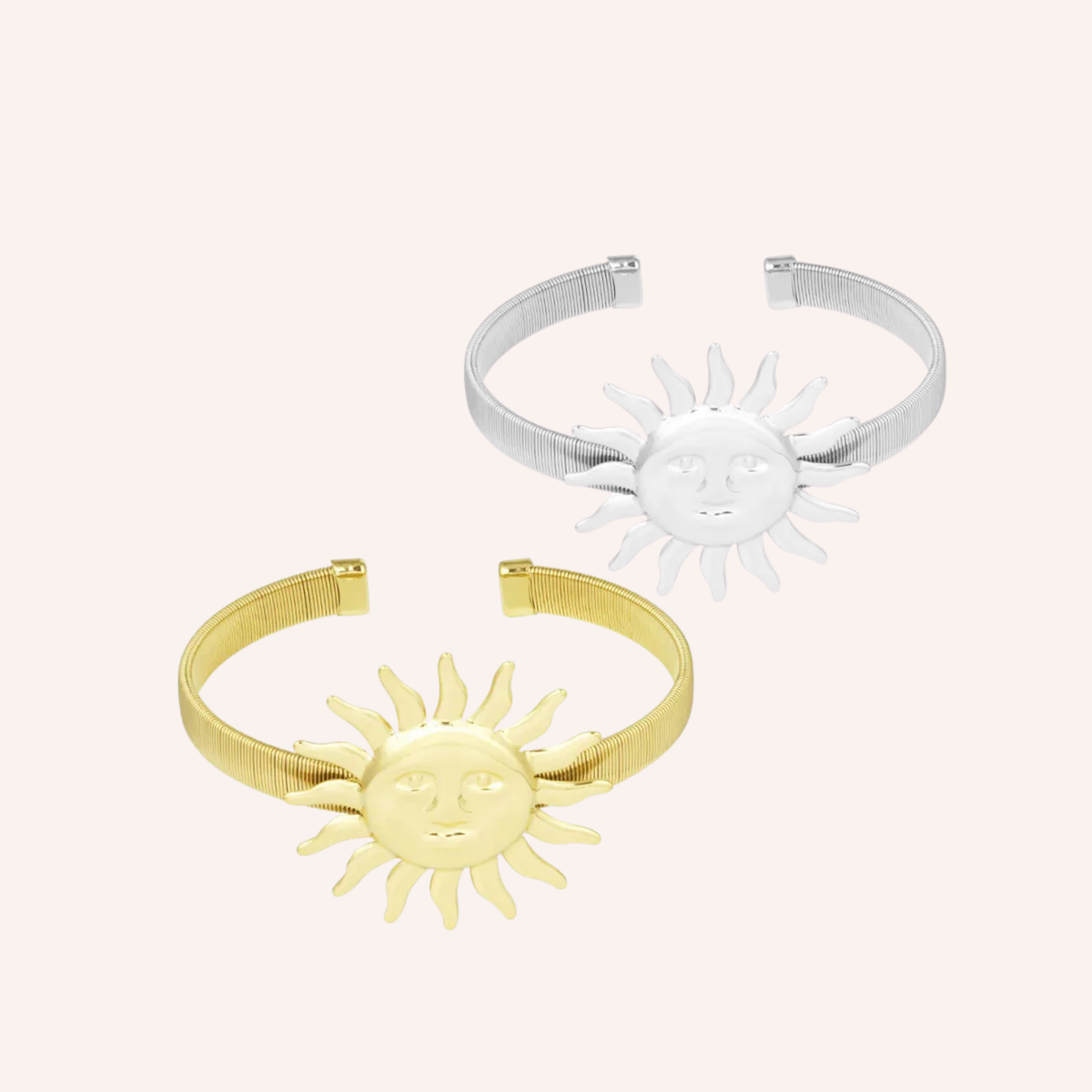 Stainless Steel Sunny Cuff Bracelet