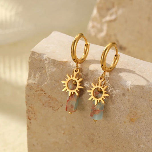 Stainless Steel Solar Magic Earrings