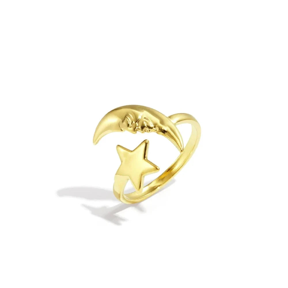 Stainless Steel Night Sky Ring