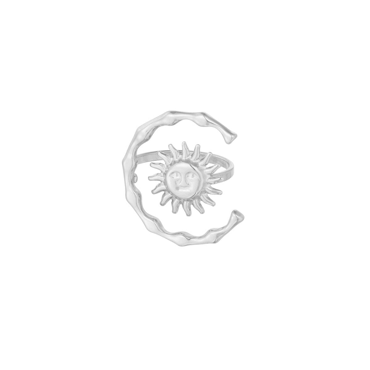 Stainless Steel Cosmos Ring