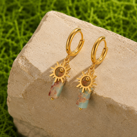 Stainless Steel Solar Magic Earrings