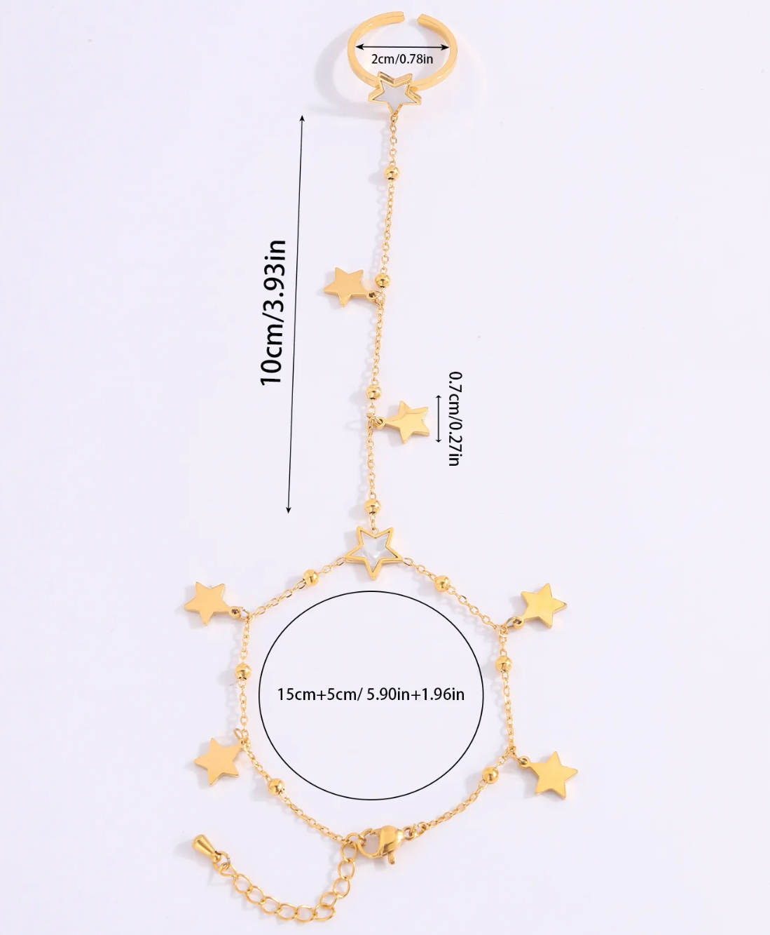 Stainless Steel Star Hand Harness