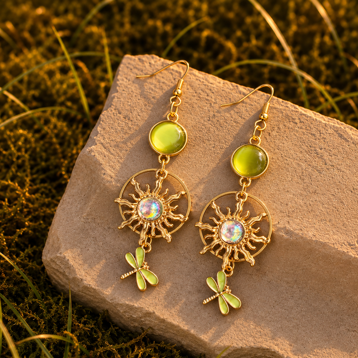 Handmade Iron Fairycore Earrings  'Mercy'