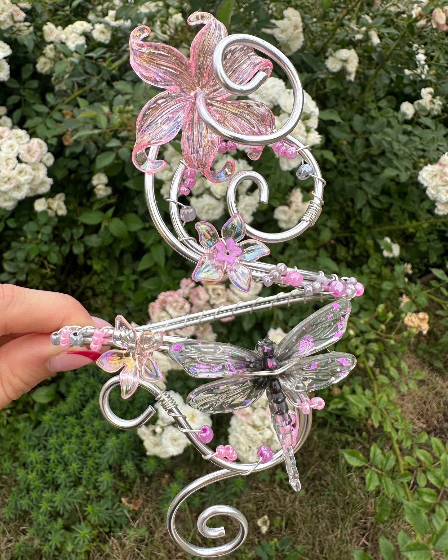 Oberarmreif Silber 'Dace' – Handgemachter Fairycore Arm Cuff Jewelry