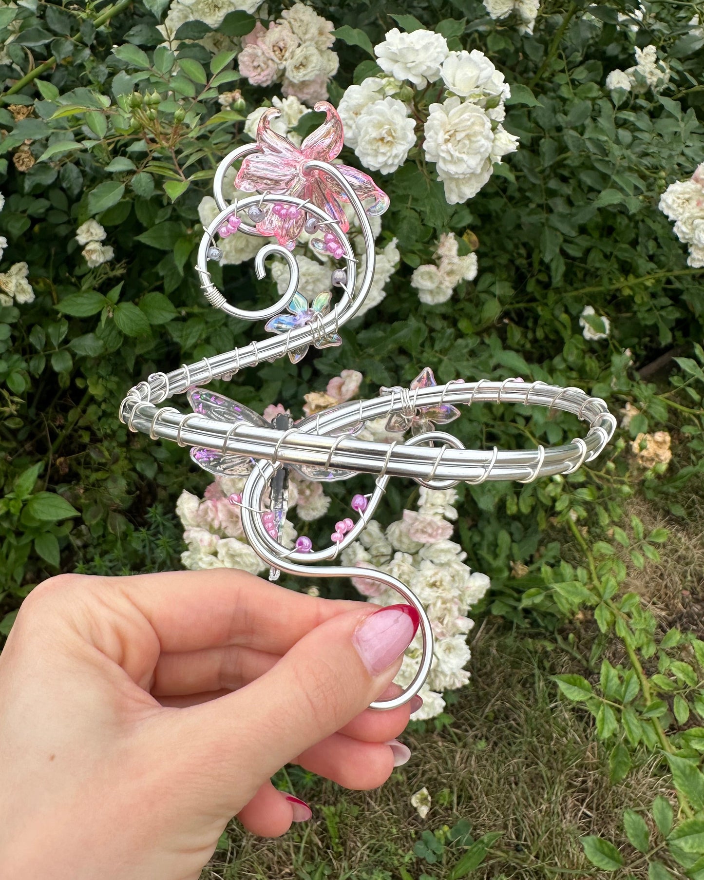 Oberarmreif Silber 'Dace' – Handgemachter Fairycore Arm Cuff Jewelry