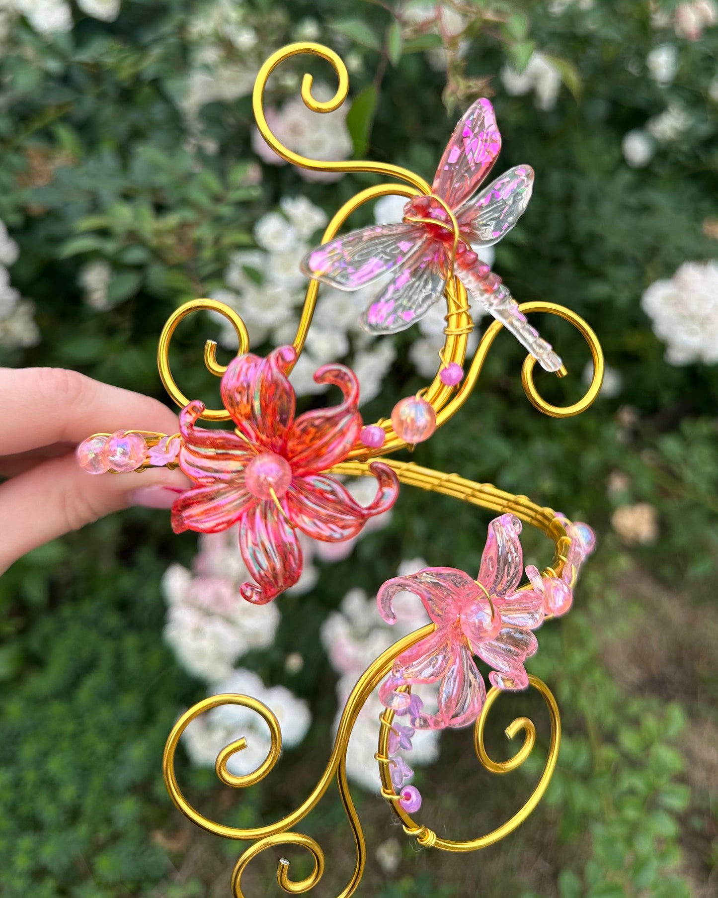 Oberarmreif Gold 'Leva' – Handgemachter Fairycore Arm Cuff Jewelry