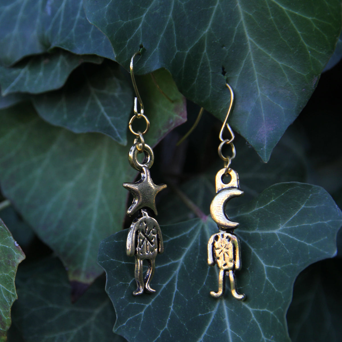 Celestial Magic Earrings  'Lovers under the Sun'