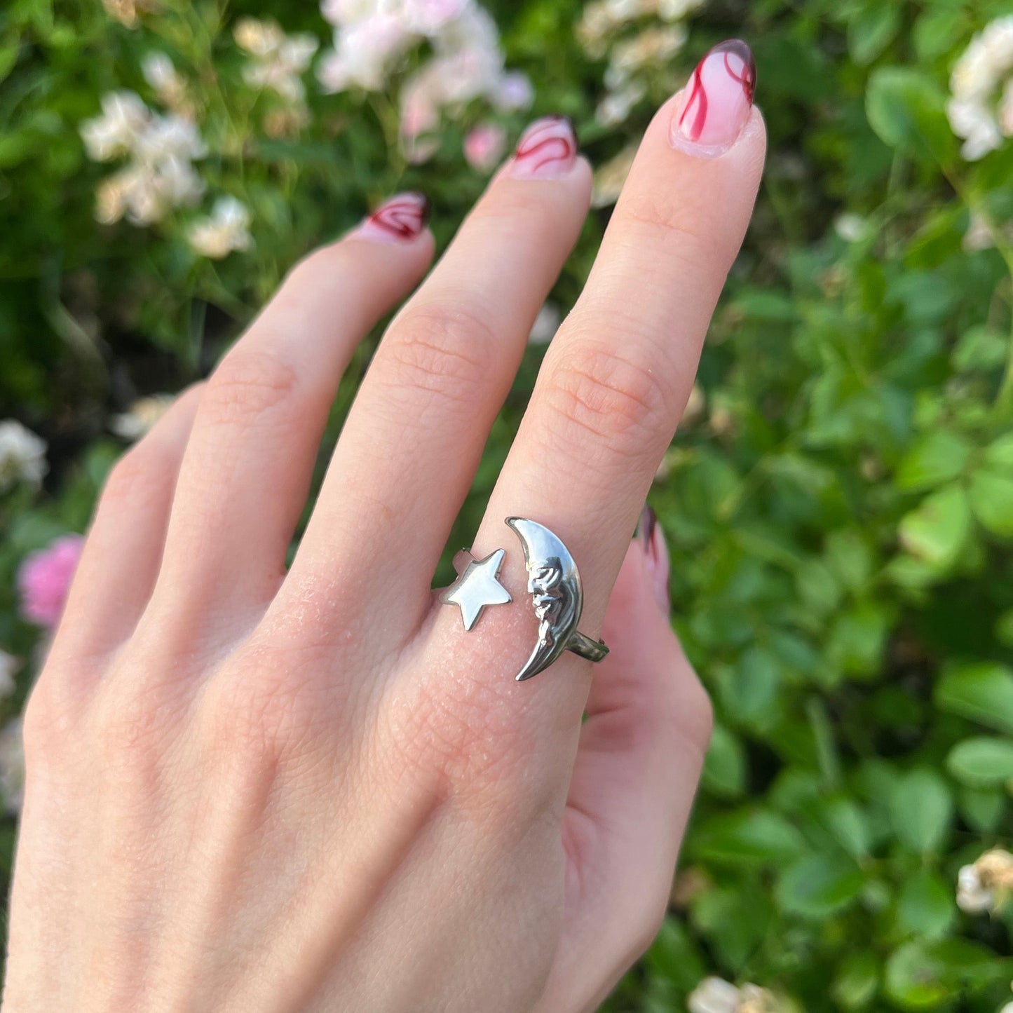 Stainless Steel Night Sky Ring