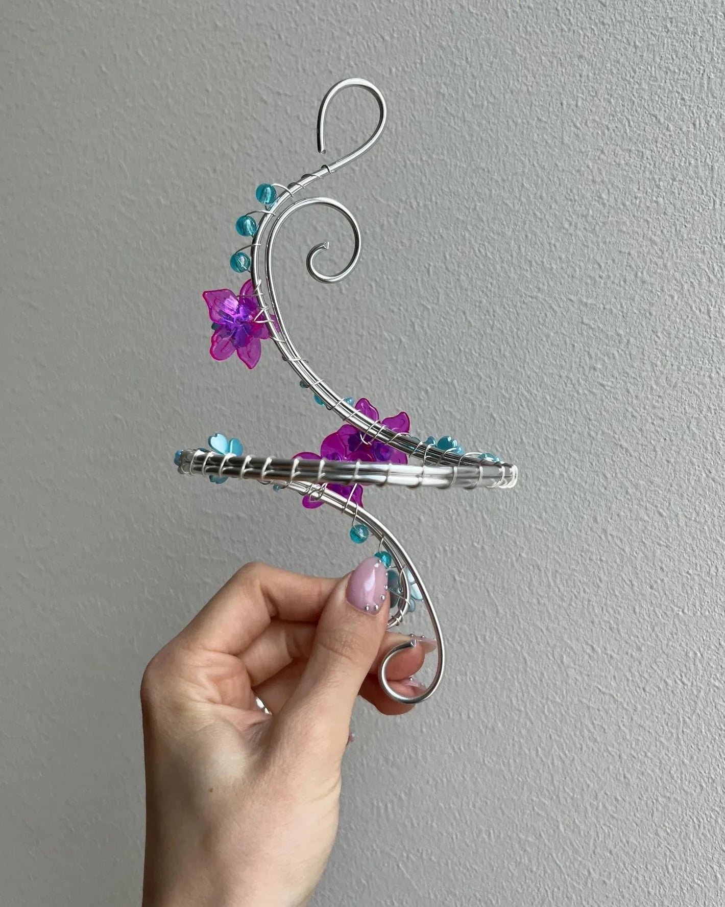 Oberarmreif Silber 'Jessy' – Handgemachter Fairycore Arm Cuff