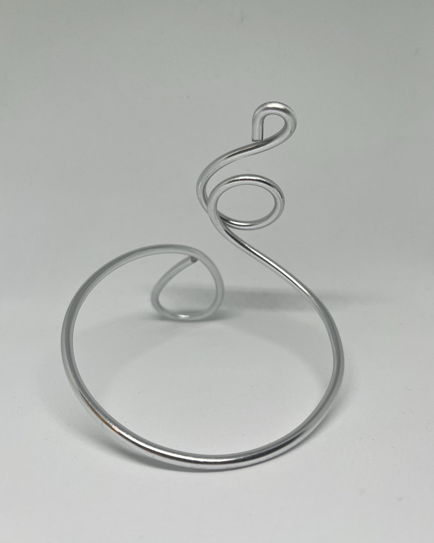 Oberarmreif Silber 'Autumn' – Handgemachter Minimalistischer Arm Cuff